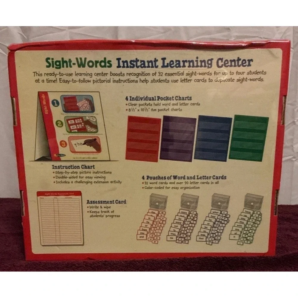 Lakeshore Sight Words Instant Learning Center Educational Homeschool EE187, NISB
